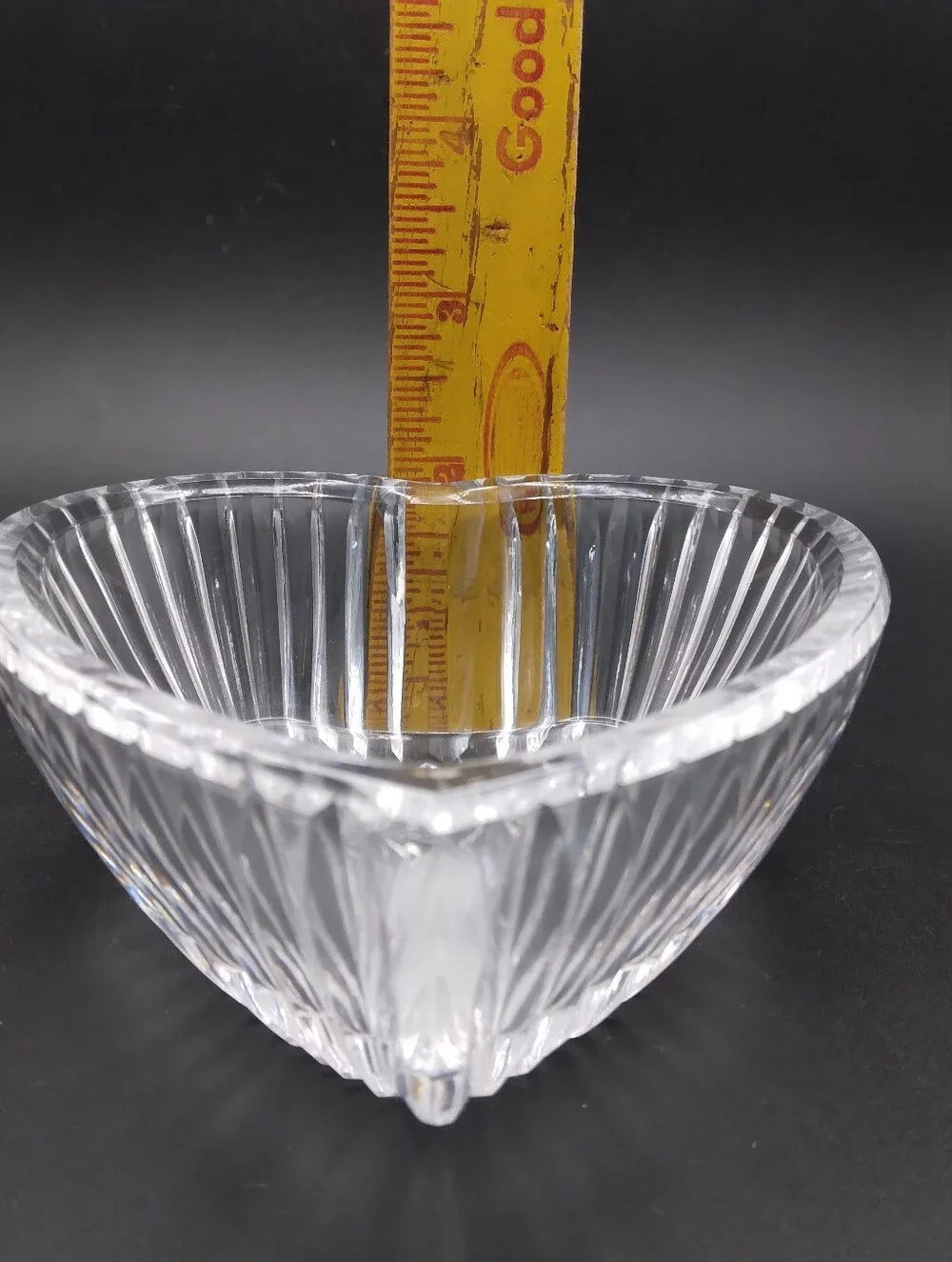 Vintage Waterford Crystal Heart Trinket Dish/Bowl/Dish
